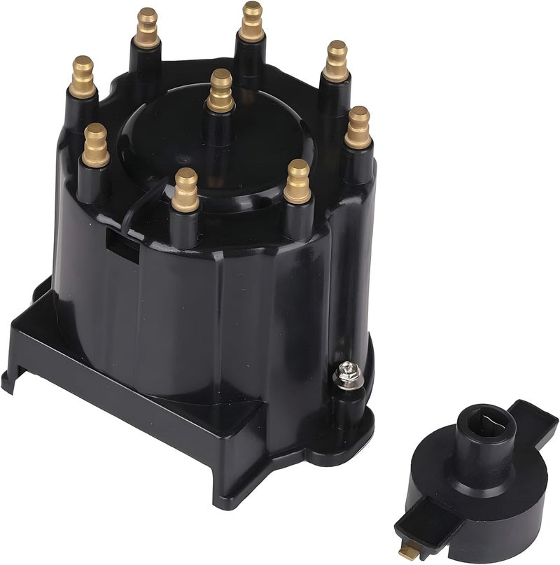 Tutor Auto Distributor Cap and Ignition Rotor Kit for Marinized 5.0L, 5.7L, 350 V-8 MerCruiser Engines Made by General Motors with Delco HEI Ignition - Replaces 808483Q1, 18-5281 - Image 1